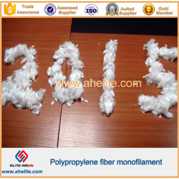 Fibre de monofilament d&#39;agrafe de polypropylène